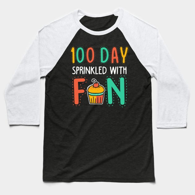 100 Days Of School Cute T-shirt Baseball T-Shirt by KsuAnn